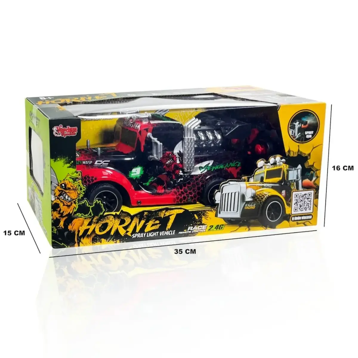 Vardem Uzaktan Kumandalı Full Fonksiyon Buhar Çıkartan Çekici Tır Kafası