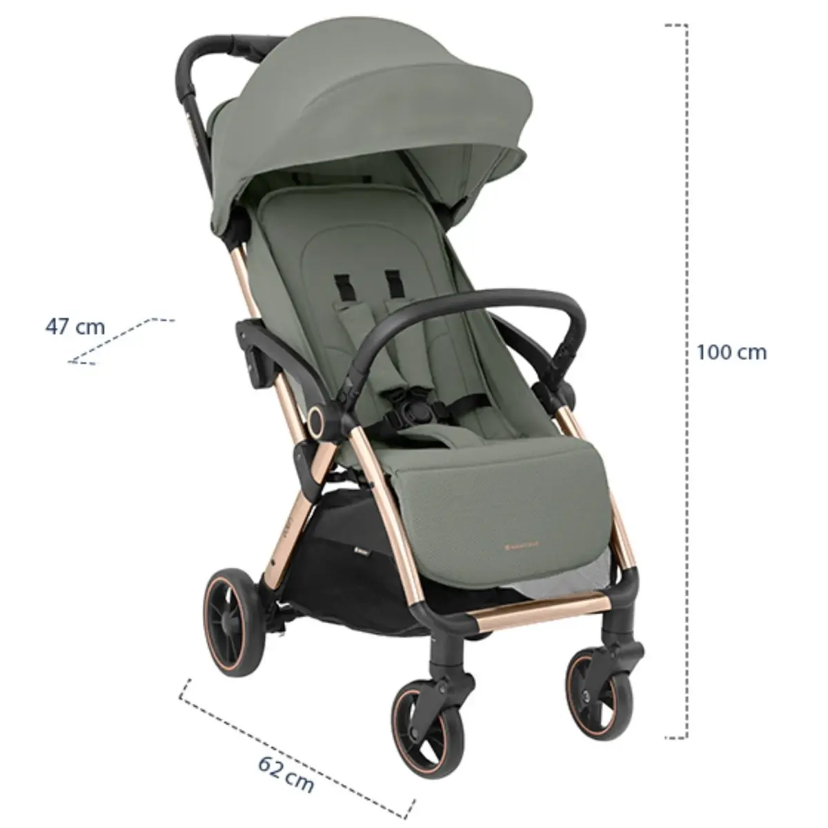 Kikka Boo Eden Kabin Bebek Arabası Army Green