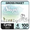 Sleepy Bebek Bezi Bio Natural 4 Numara Maxi 100lü Gross Paket