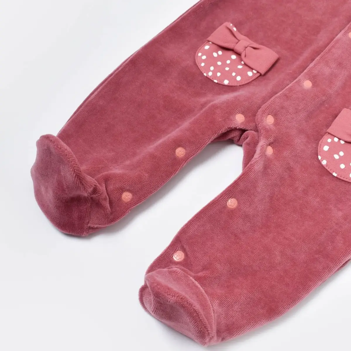 Bibaby Organik Tulum Kadife Little Love Rose Dry