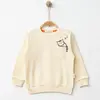 Hira Sweatshirt Uykucu Kedi Baskılı Bej
