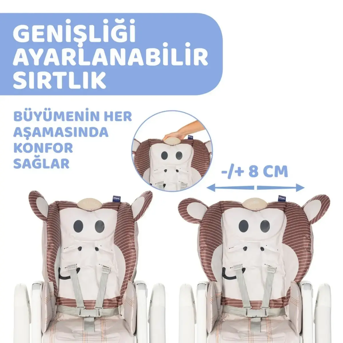 Chicco Polly 2 Start Mama Sandalyesi Monkey