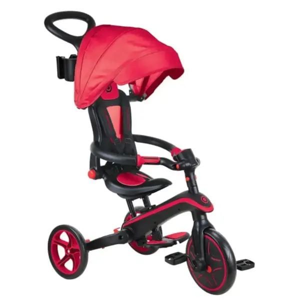 Globber Explorer 4in1 Katlanabilir Bisiklet - Kırmızı
