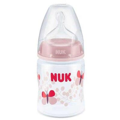 Nuk FC Plus Silikon Emzikli PP Biberon 150 ml Pembe