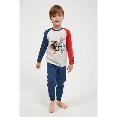 RolyPoly Looney Tunes Pijama Takımı Bej Melanj