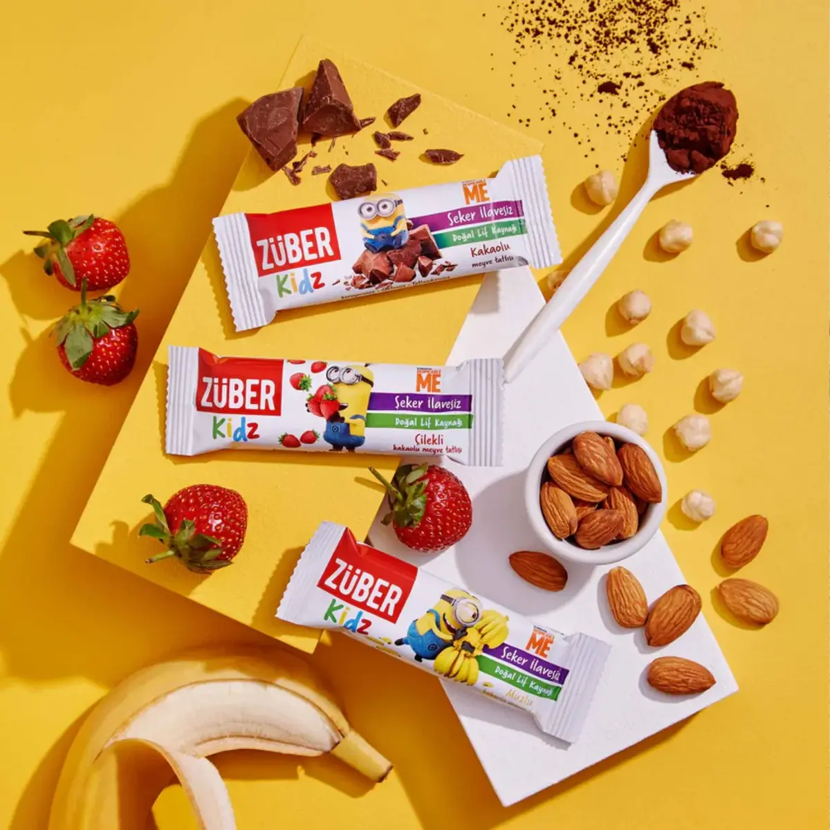 Züber Kidz Çilekli Ve Kakaolu Meyve Tatlısı 30gr