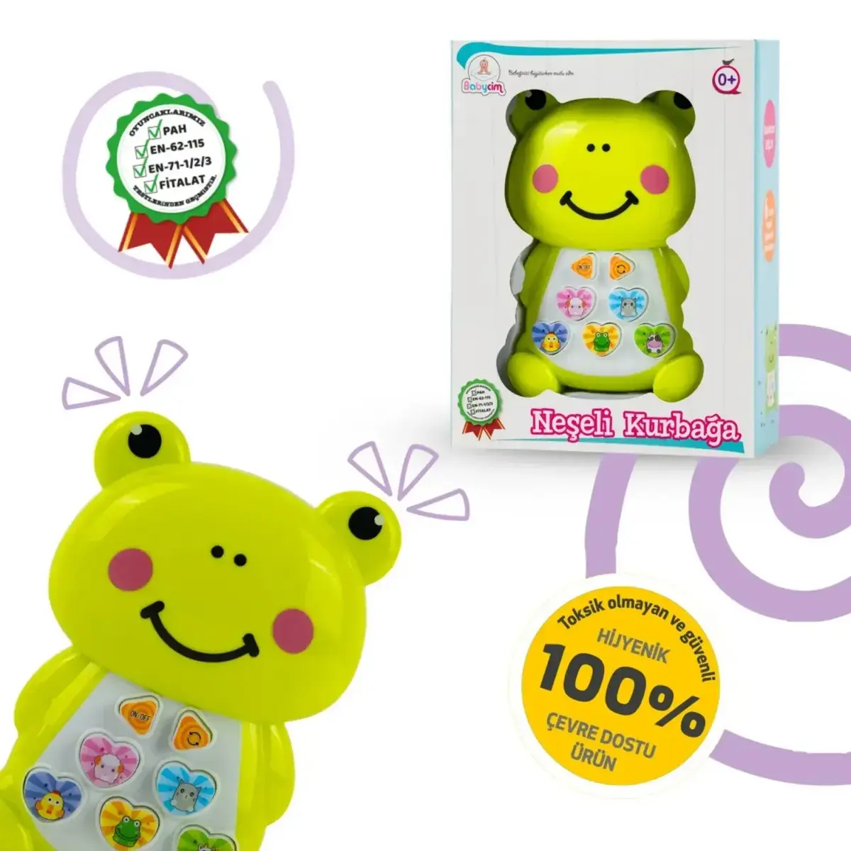 Babycim Neşeli Kurbağa Arkadaşım