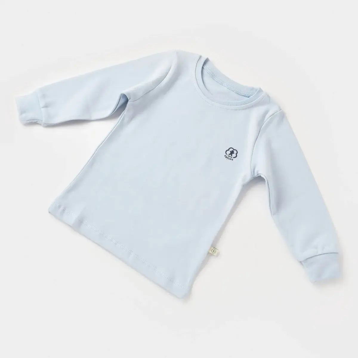 Bibaby Organik Sweatshirt Little Basic Mavi