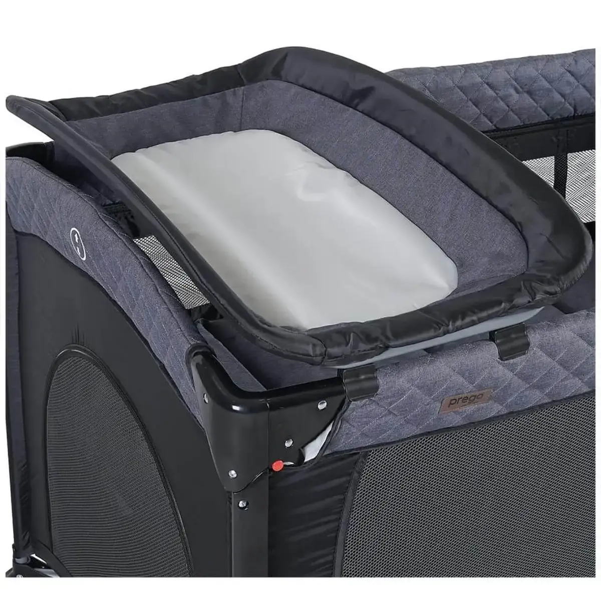 Prego 8040 Miami Premium Anne Yanı Oyun Parkı 70x120 cm Füme