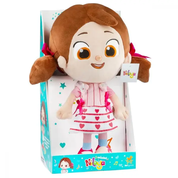 Niloya Peluş Bebek Kalpli Müzikli 35 cm