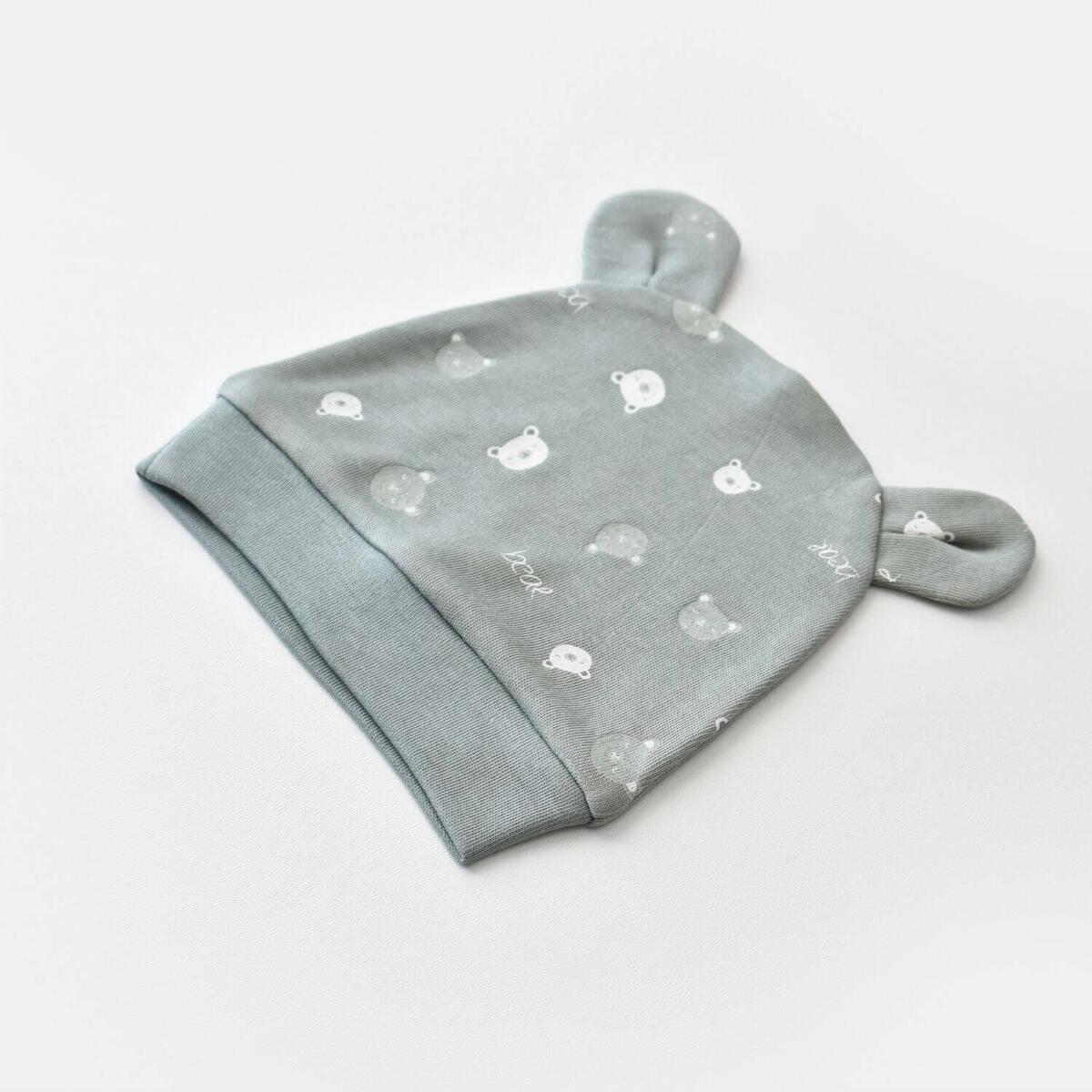 Bibaby Organik Tulum Takımı Tüllü Hug Me Bear Kar Melanj
