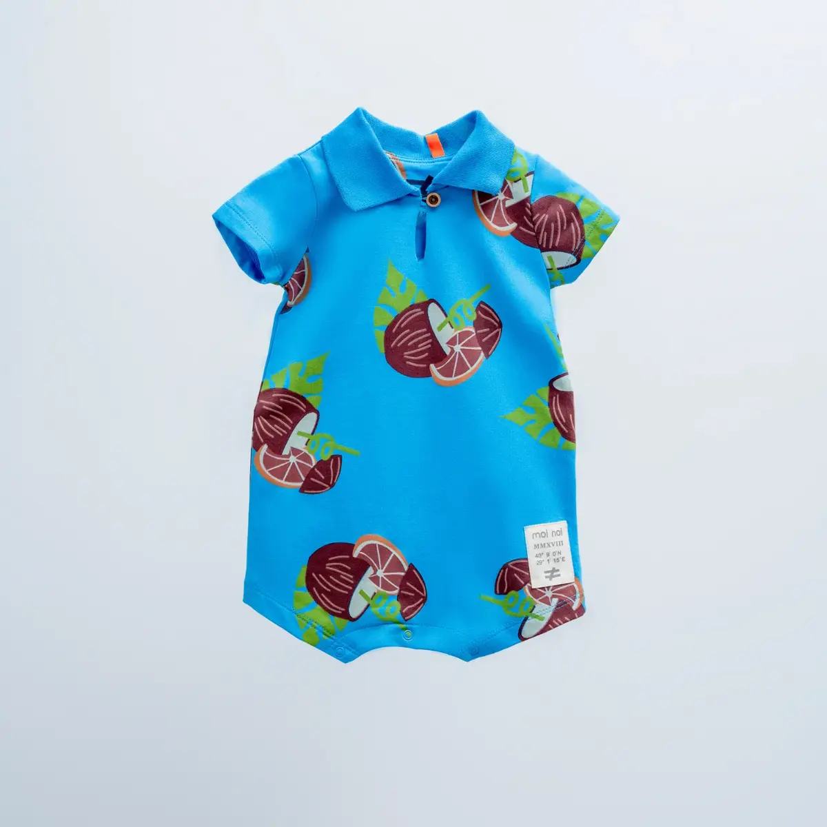 Moi Noi Tulum Yakalı Mavi Moi Noi Tulum Yakalı Mavi