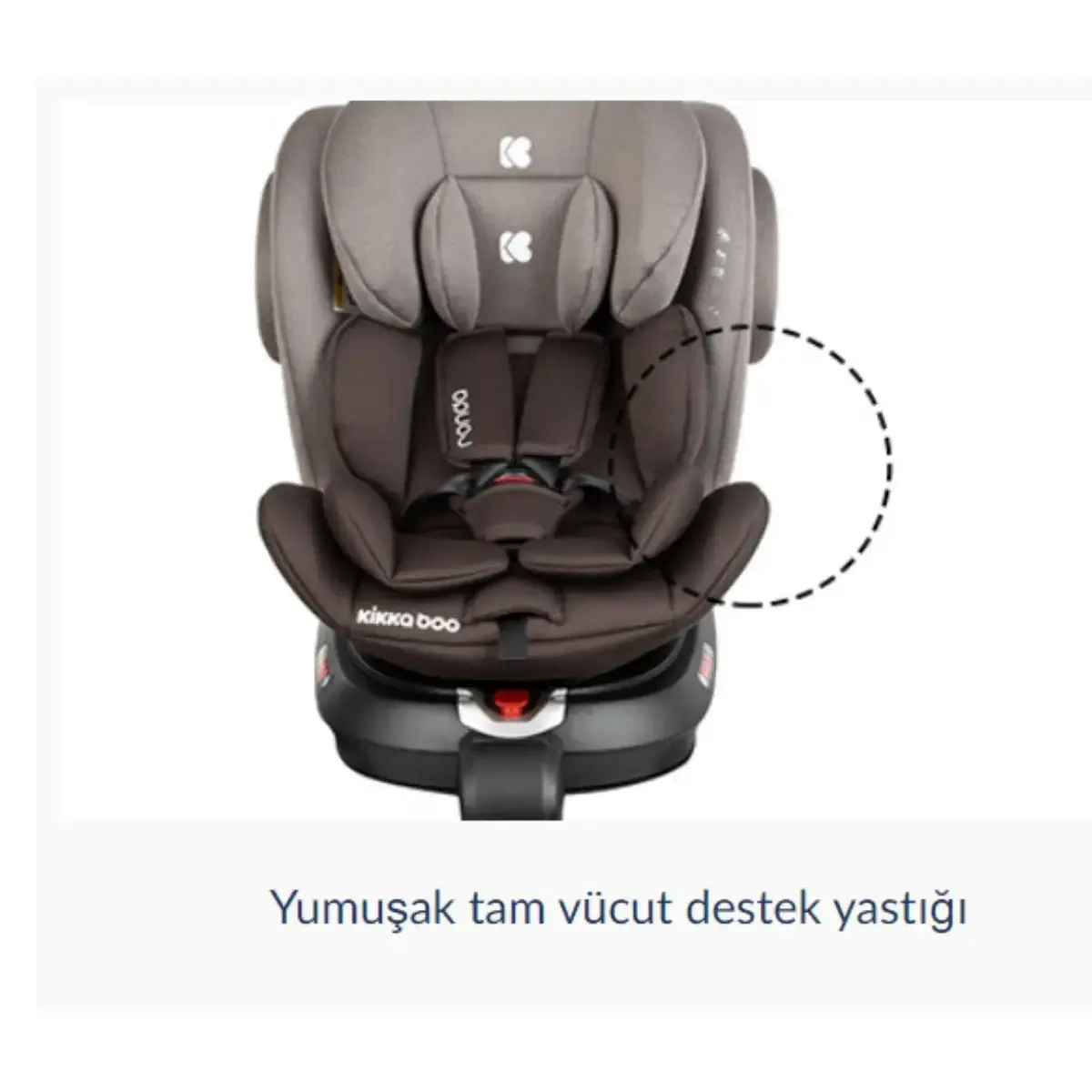 Kikka Boo Ronda Isofixli Oto Koltuğu 0-36 Kg Dark Grey