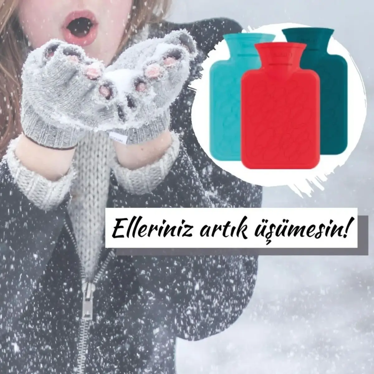 Fashy Termofor Cep Model Mavi