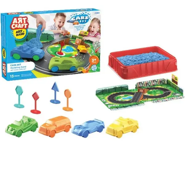 Dede Artsand Arabalar Kum Set 750 Gr