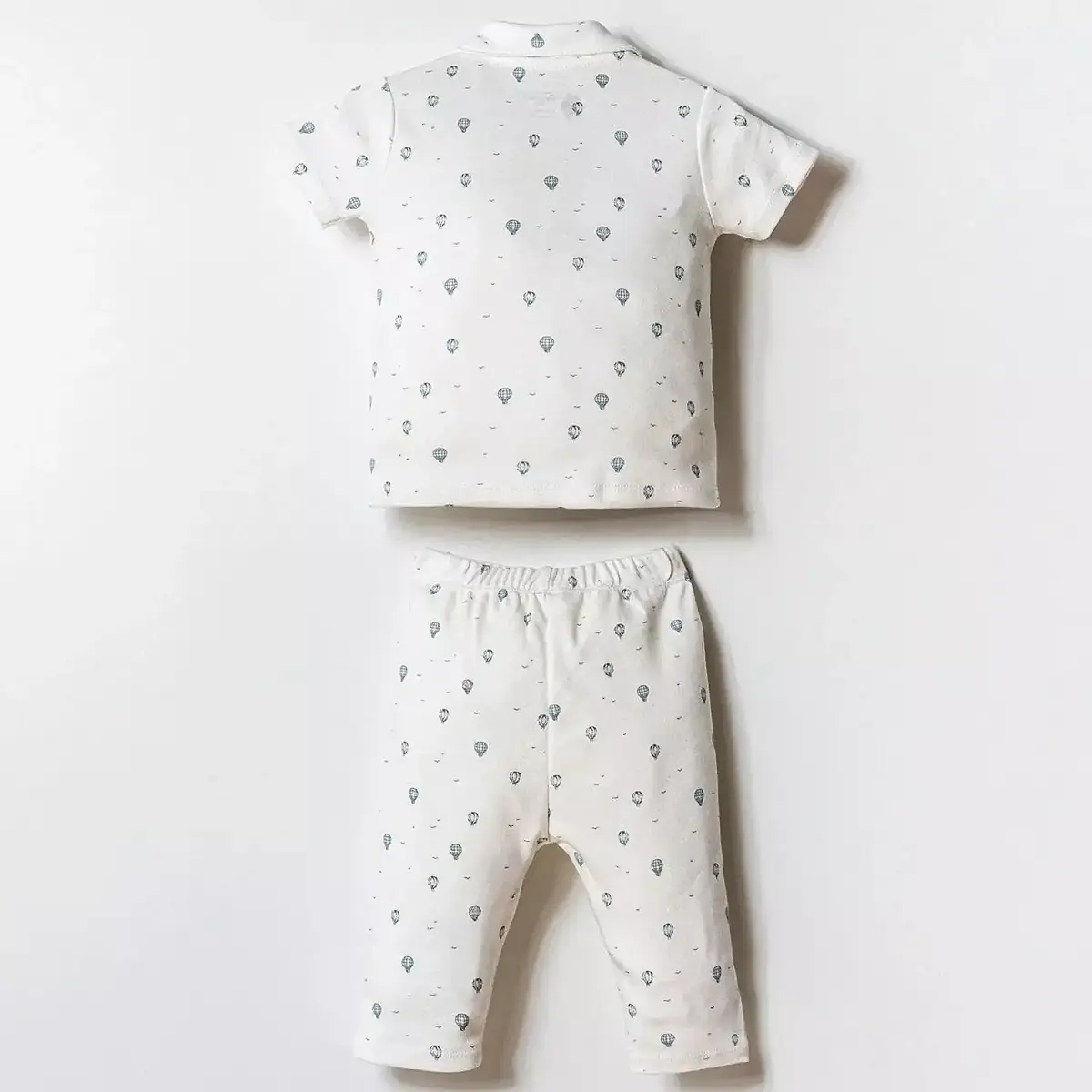 U.S. Polo Pijama Takımı Gömlek Beyaz