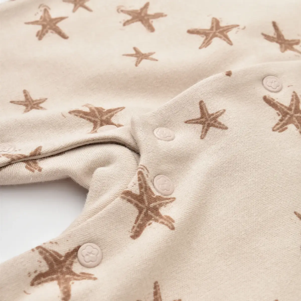 Bibaby Organik Tulum Çoraptolon Magic Starfish Latte