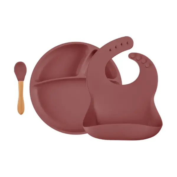 OiOi Blw Beslenme Seti Tabaklı Velvet Rose