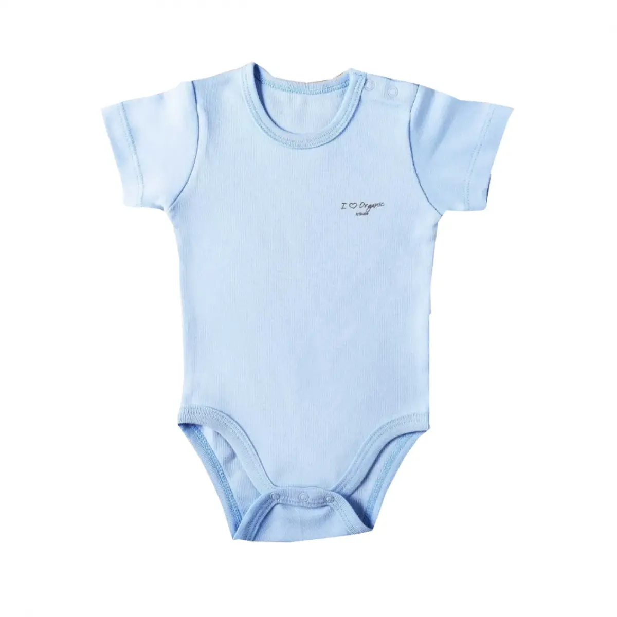 Kitikate Organik Body Kısa Kol Mavi