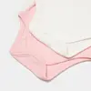 Bibaby Body Kısa Kol 2li Jakarlı Pembe - Ekru