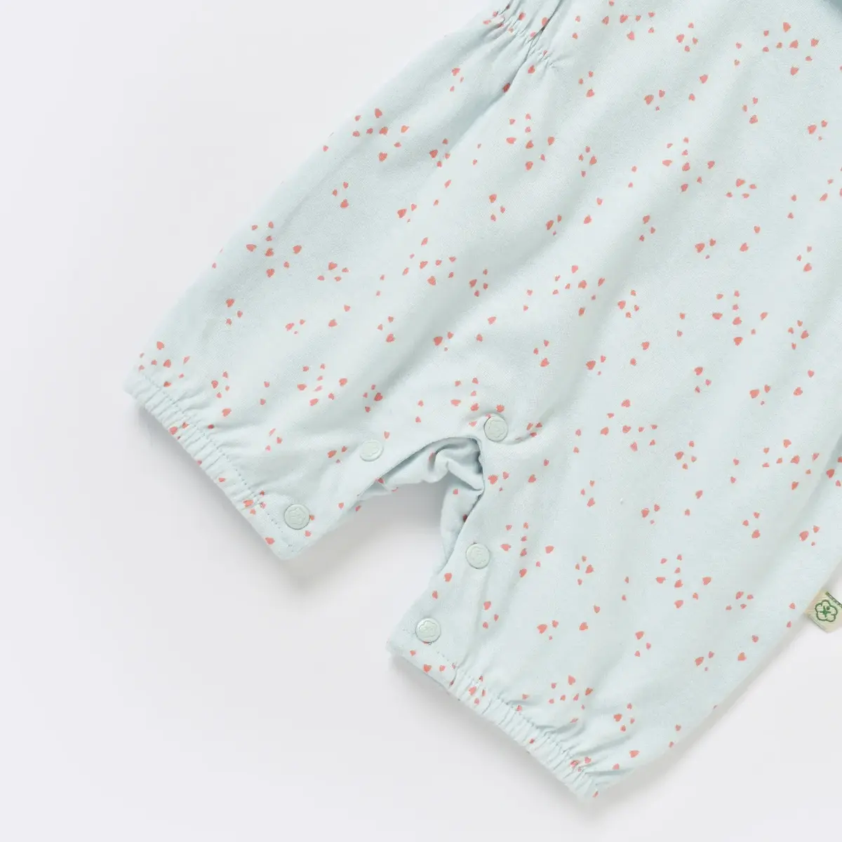 Bibaby Organik Tulum Şortlu Pretty Ears Bunny Mint