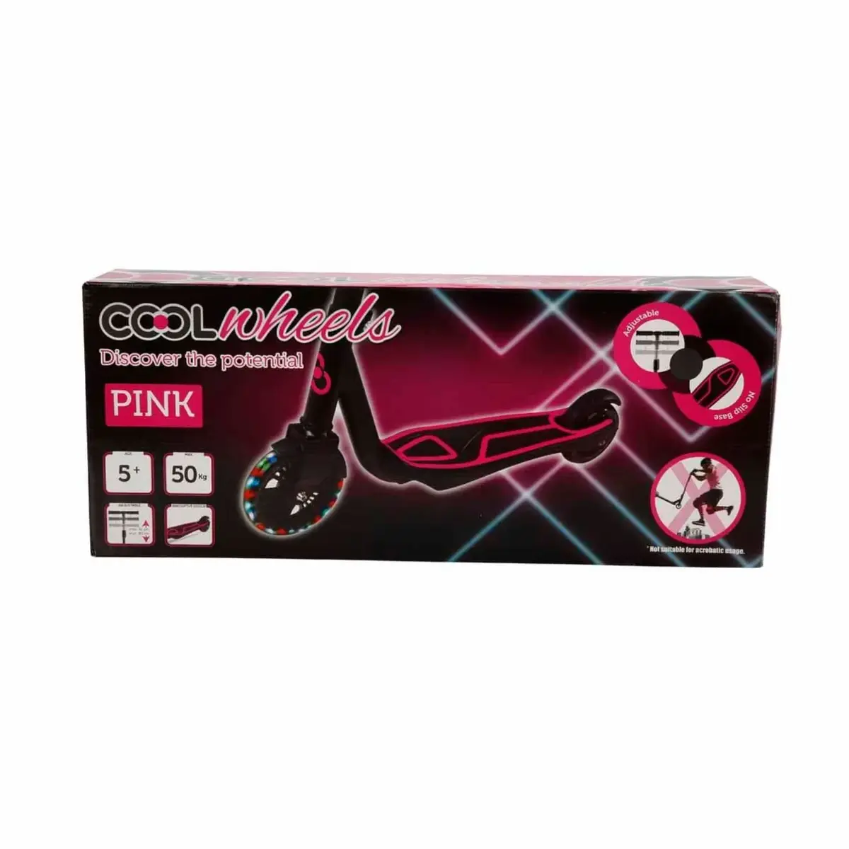 Cool Wheels 2 Tekerlekli Scooter 5+ Pembe