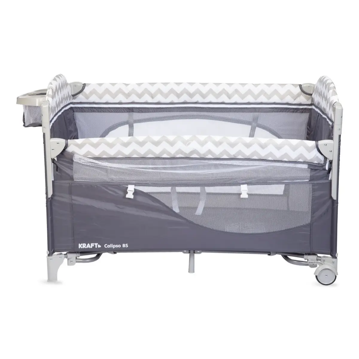 Kraft Calipso Bedside Anne Yanı Oyun Parkı 70x120 cm Zigzag