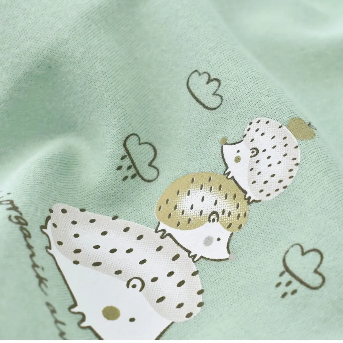Bibaby Organik Pijama Takımı Happy Always Yeşil