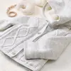 Bibaby Hırka Triko Desenli Welsoftlu Gri