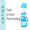 Mamajoo Kulplu Eğitici Bardak 160 ml Mavi