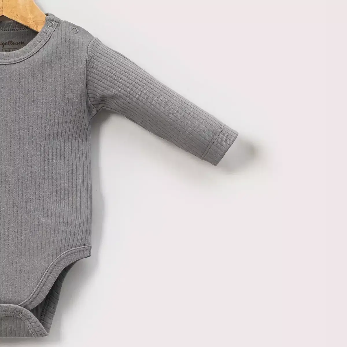 Angeltouch Body Uzun Kol Raporlu Gri