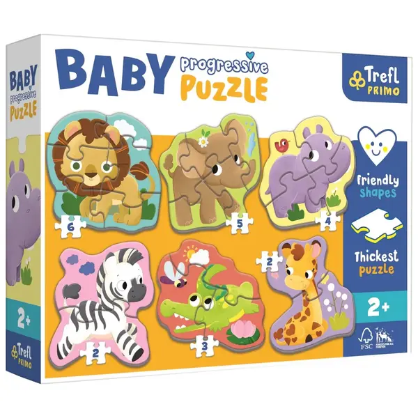 Trefl Puzzle Baby Puzzle Safari Hayvanlar