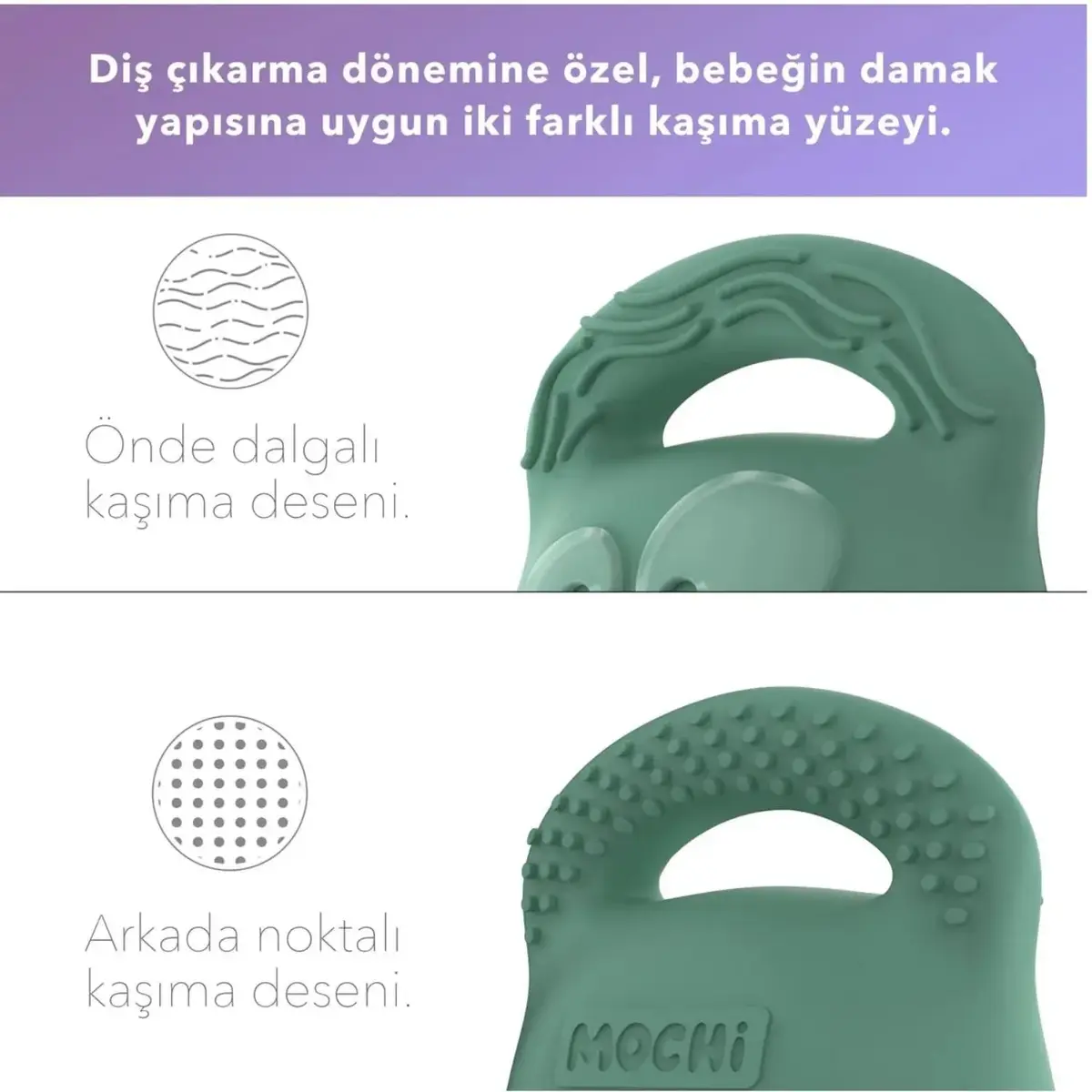 Mochi Diş Kaşıyıcı Yeşil