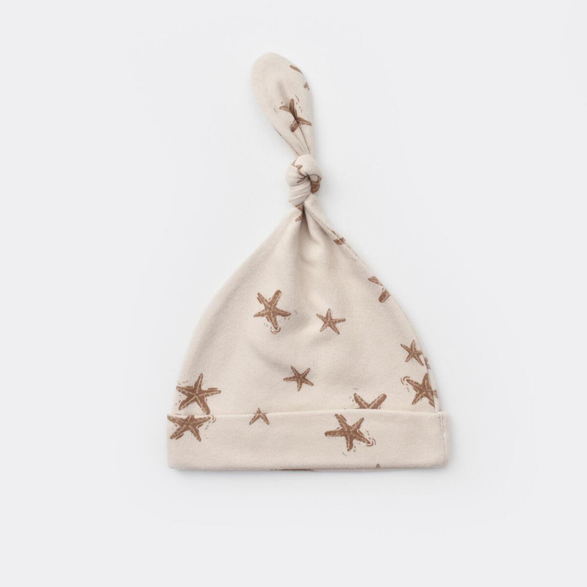 Bibaby Organik Şapka 2li Magic Starfish Latte