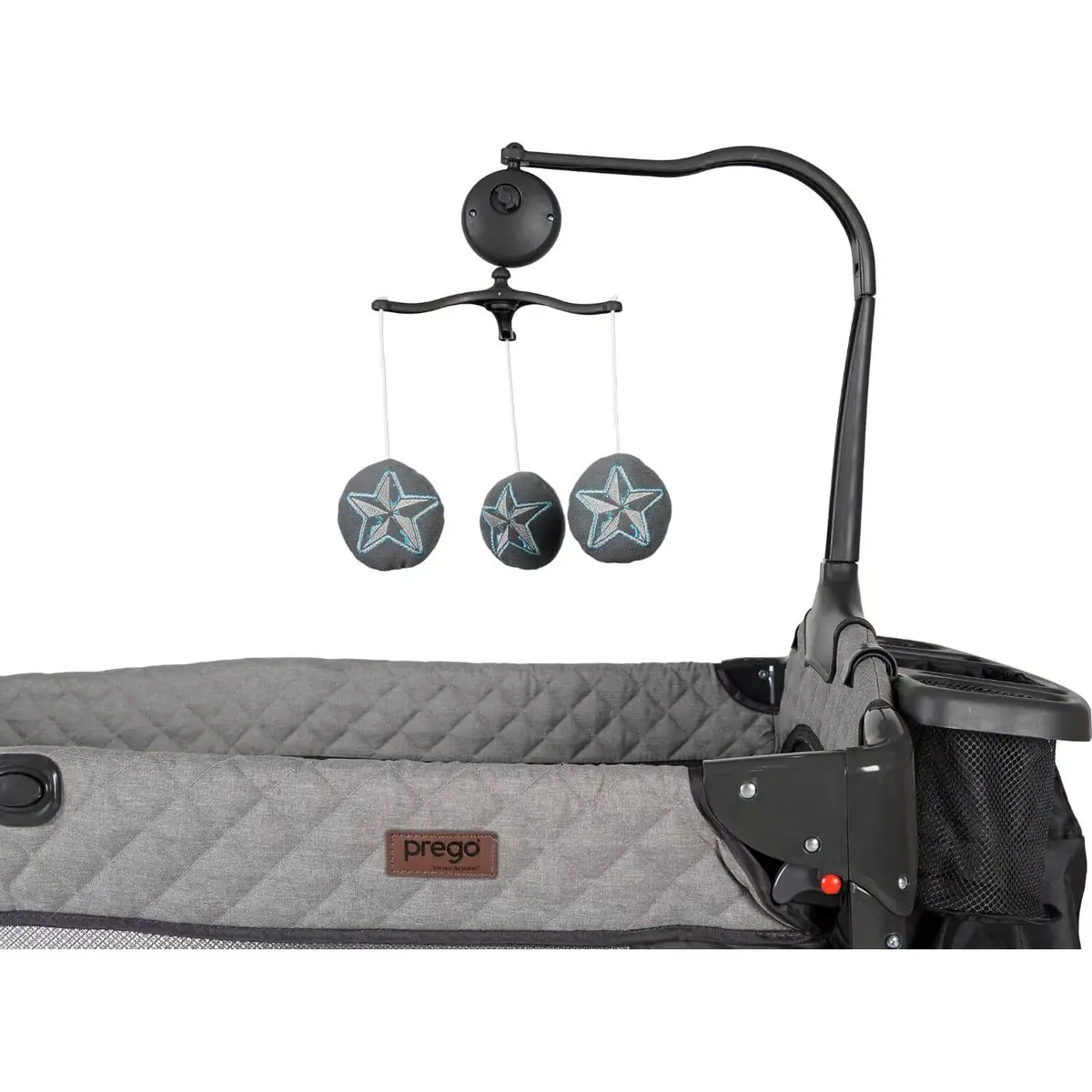 Prego 8044 Miami Plus Anne Yanı Oyun Parkı 70x120 cm Gri