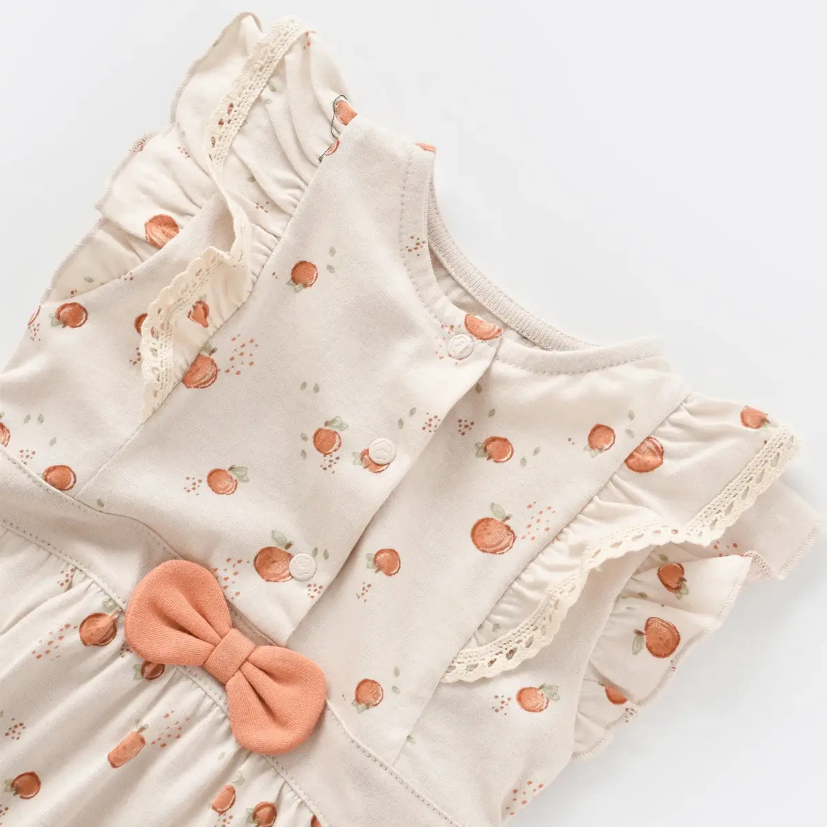 Bibaby Organik Tulum Şortlu Summer Fruit Light Cream