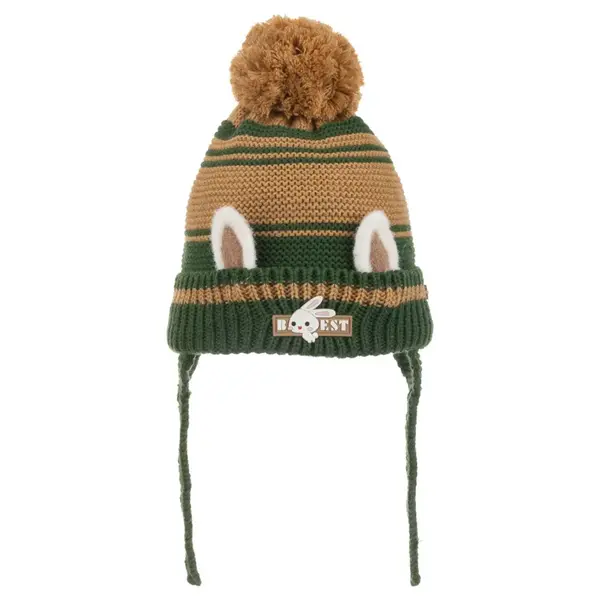 Kitti Bere Kulaklı 1-4Yaş Haki Asortili