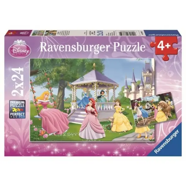 Ravensburger 2x24 Parçalı Puzzle Walt Disney Büyülü Prensesler-088652