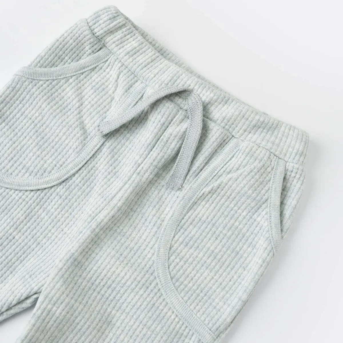 Bibaby Organik 2li Takım Nature In Waffle Yeşil Melanj