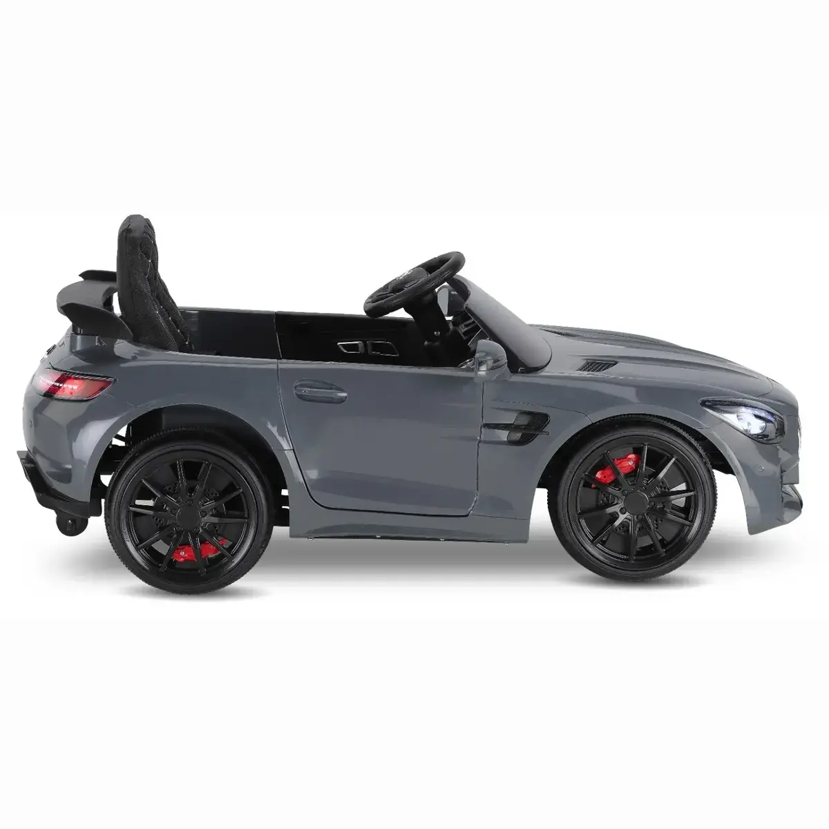 Babyhope 444 GTR Sport Akülü Araba Koyu Gri 12V
