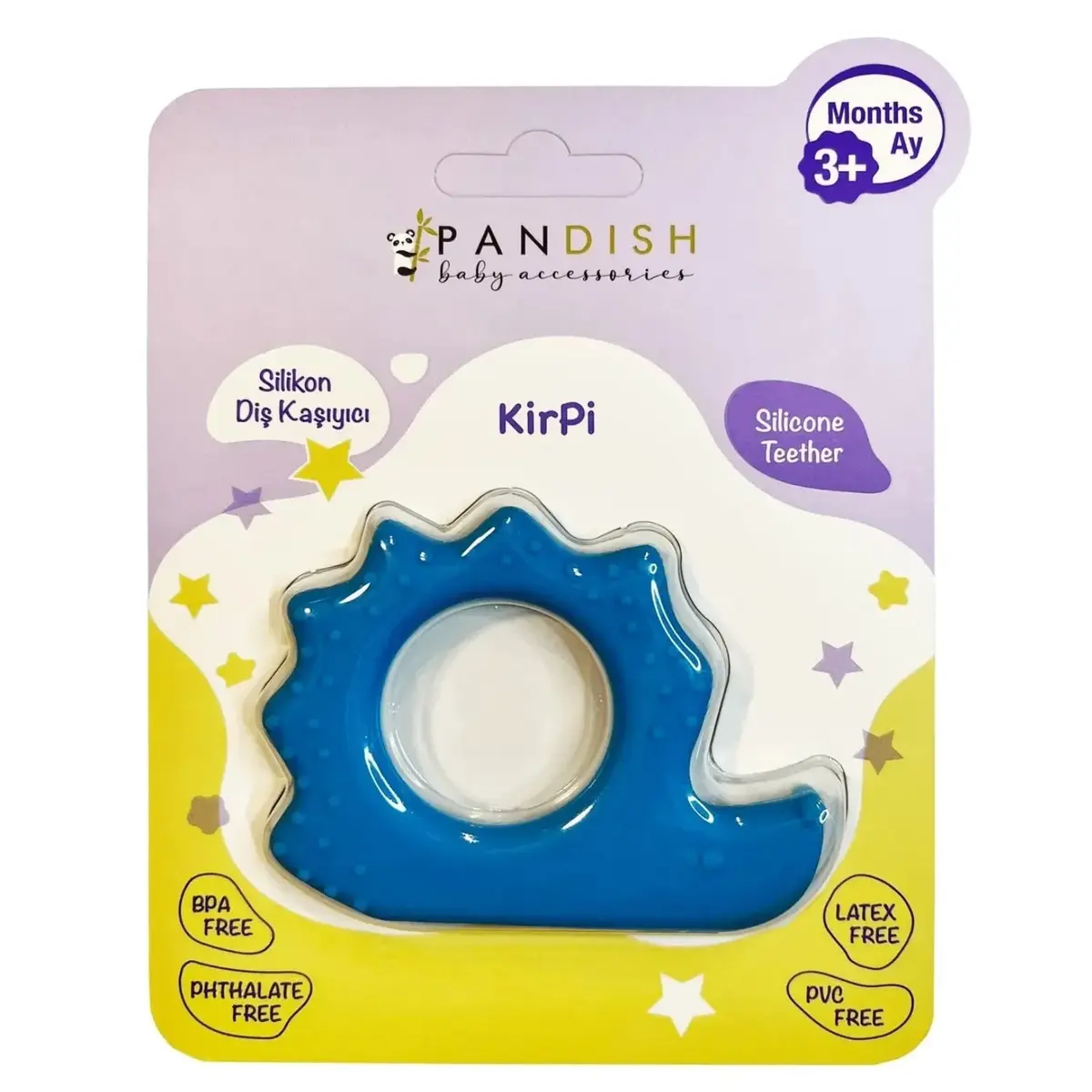 Pandish Kirpi Silikon Diş Kaşıyıcı