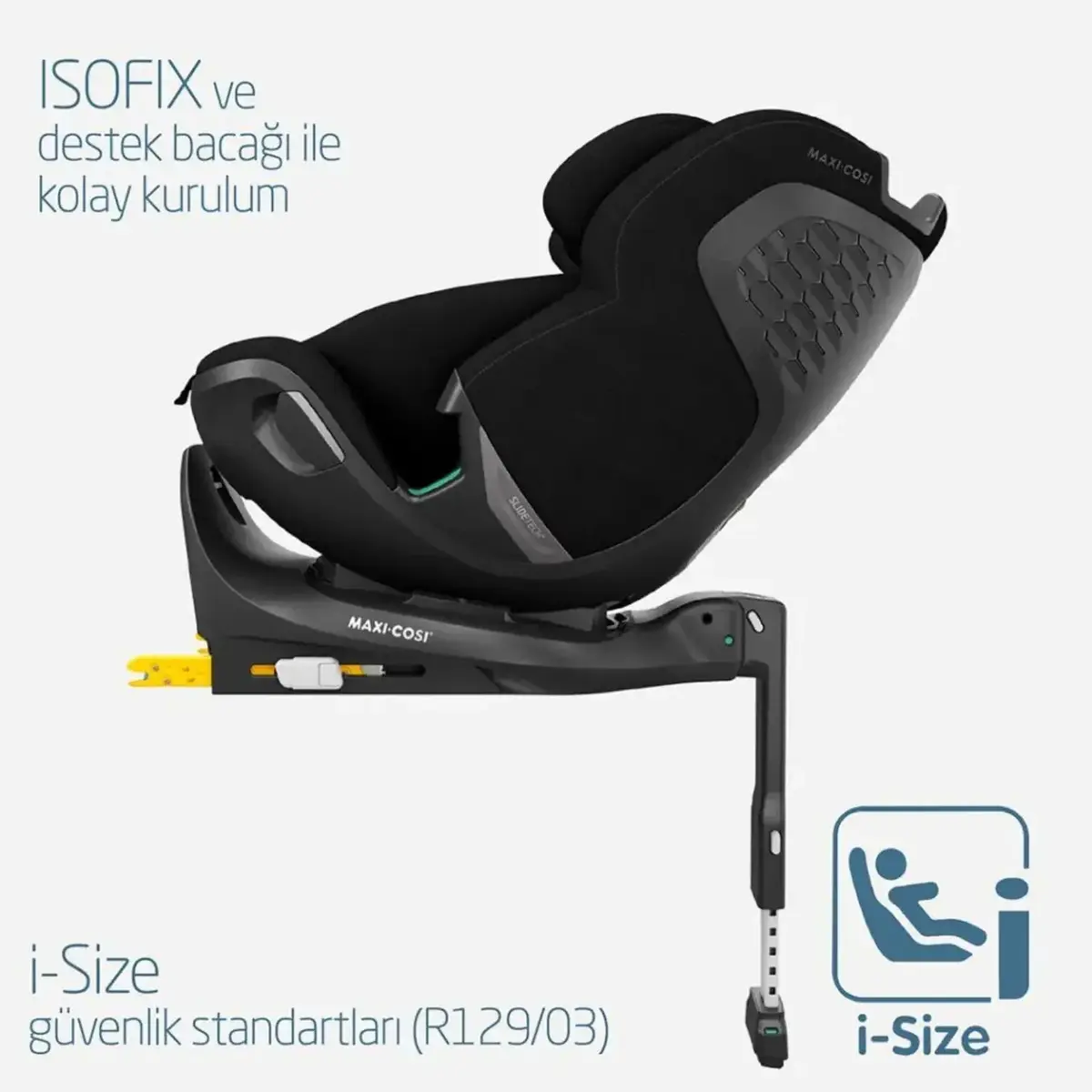 Maxi-Cosi Emerald 360 Pro Slidetech Oto Koltuğu 0-36 Kg Authentic Black
