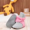 Ella Bonna Panduf Kaydırmaz Taban Gri - Pembe