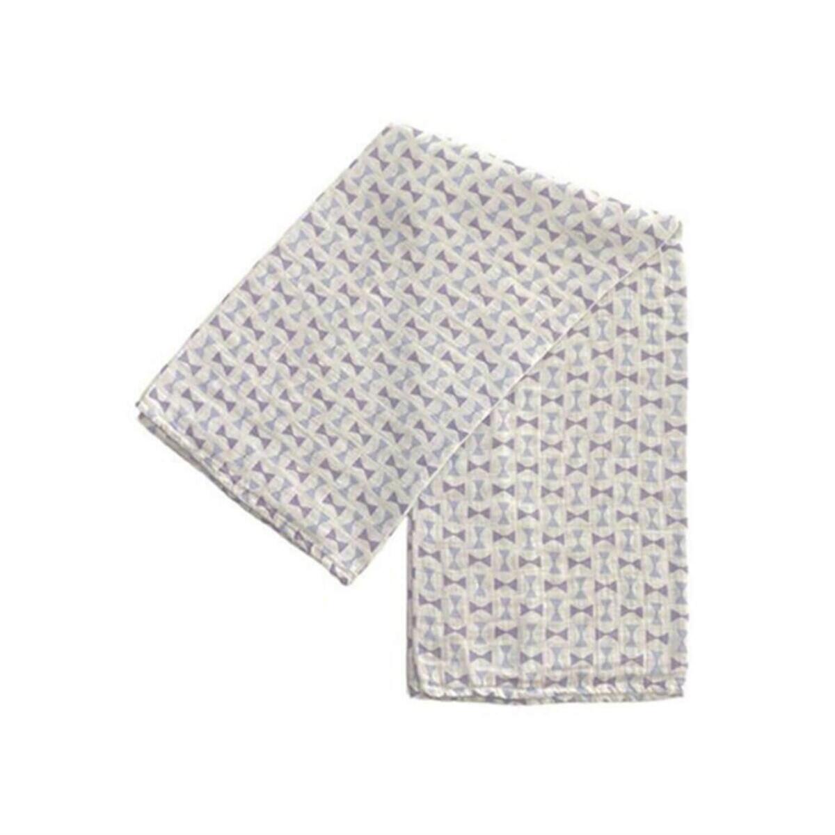 Bibaby Müslin Örtü Papyonlu 100x130cm Mavi