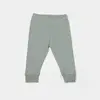Bibaby Organik Pijama Takımı Cool Lines Bunny Bej - Hardal