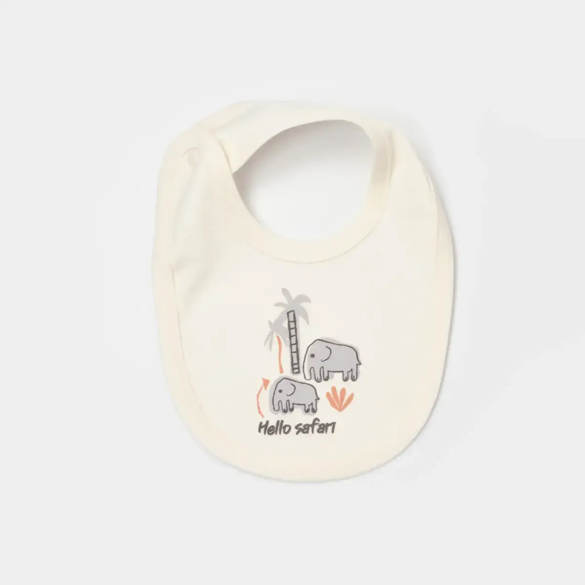 Bibaby Organik Tulum Takımı Tüllü Hello Safari Ekru - Kiremit