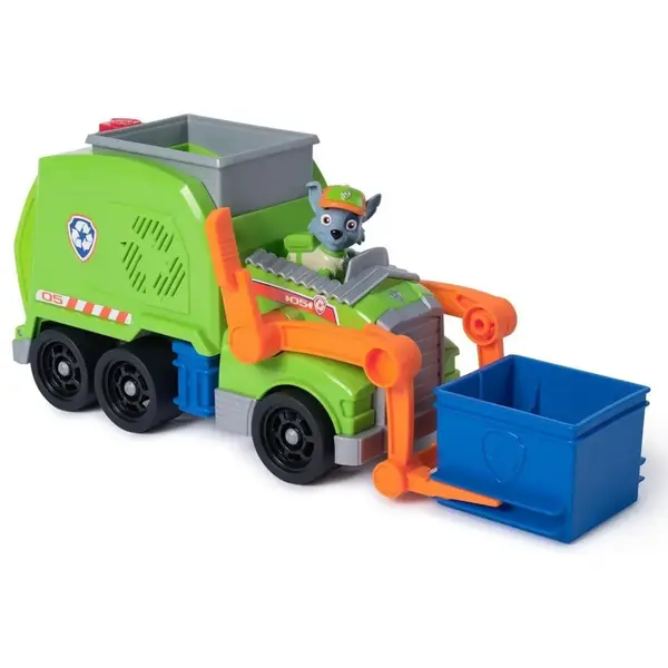 Paw Patrol Rocky Ile Crush N Roll Geri Dönüşüm Kamyonu