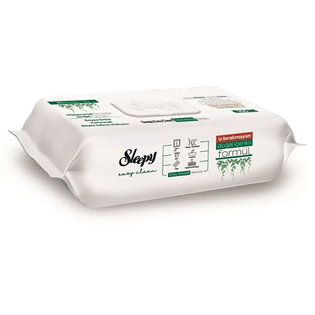 Sleepy Yüzey Temizlik Havlusu Beyaz Sabun 100lü