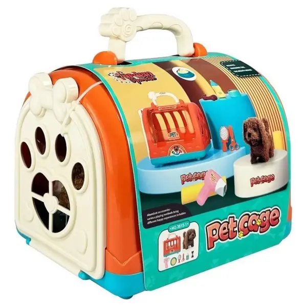 Vardem Taşıma Çantalı Hareketli Pilli Köpek Set2 Pet Shop