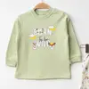 Mini Damla Pijama Takımı Penye Tilki Tavşan Emprime Yeşil